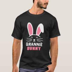 Camiseta Sou uma Bunny Vovó Festa Feliz de Páscoa Membro da