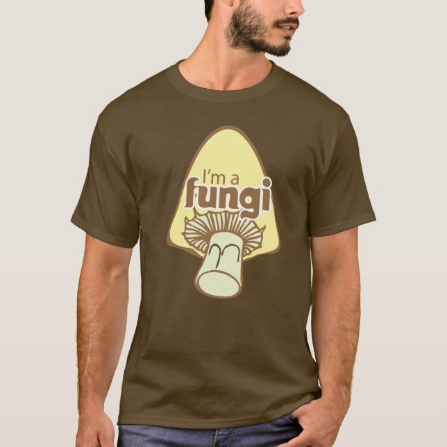 Camiseta Sou uma cara divertida de fungos (Frente)