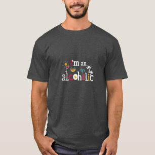 Camiseta Sou uma Cinza alcoólica