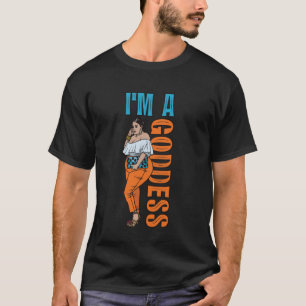 Camiseta Sou uma Deusa Melanin Black Sista BBW Rainha Bonit