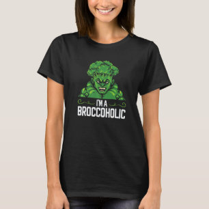 Camiseta Sou Uma Dieta De Vegetais Comida Vegana Broccoholi