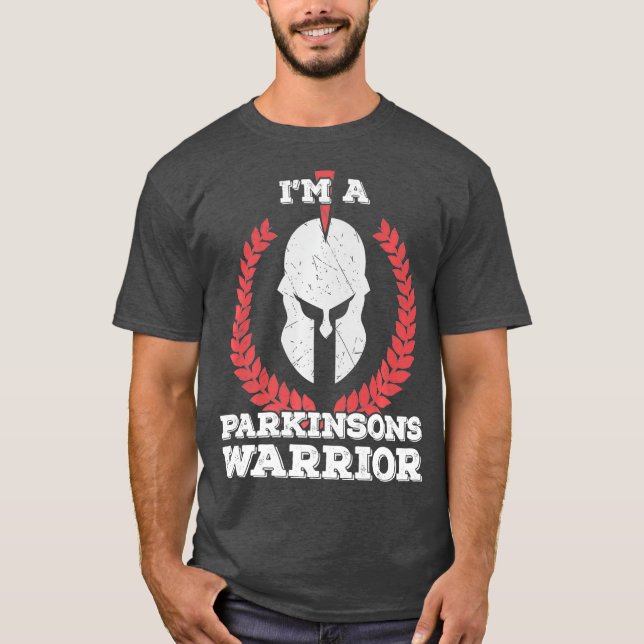 Camiseta Sou uma Doença do Guerreiro Parkinsons (Frente)