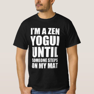 Camiseta Sou uma dúzia de iogui até que alguém pise no meu 