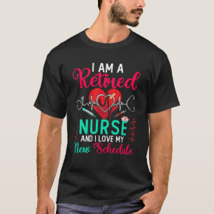 Camiseta Sou Uma Enfermeira Aposentada E Adoro A Minha Nova
