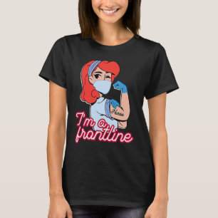 Camiseta Sou uma enfermeira de primeira linha