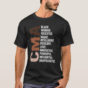 Camiseta Sou Uma Enfermeira Negra Rn Afro História Negra