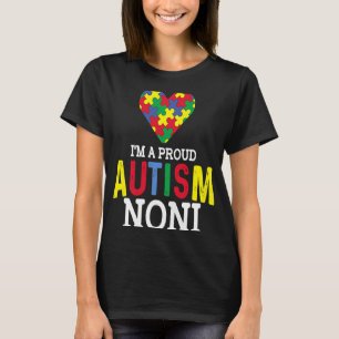 Camiseta Sou uma Família Orgulhosa do Autismo Noni Conscien