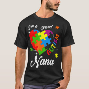 Camiseta Sou uma fantasia de Autismo Nana com legal colora