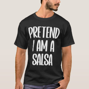 Camiseta Sou uma fantasia de Salsa Halloween