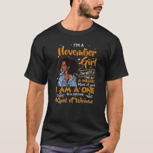 Camiseta Sou uma Festa de aniversário de "Novembro Rapariga