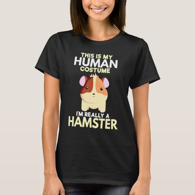 Camiseta Sou Uma Garota De Animais De Hamster. (Frente)