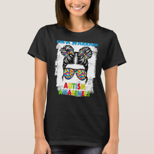 Camiseta Sou Uma Garota de Coque Desarrumado Consciente do