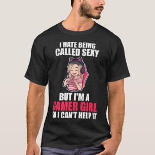 Camiseta Sou uma Garota Gamer, então não posso ajudá-la a j