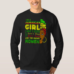 Camiseta Sou Uma Garota Jamaicana Orgulhosa Jamaica Women 1