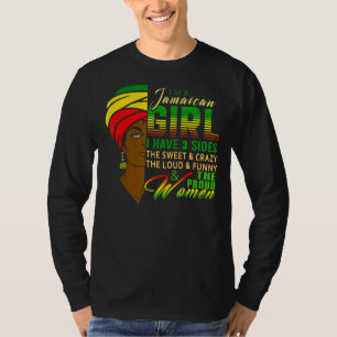Camiseta Sou Uma Garota Jamaicana Orgulhosa Mulheres Jamaic