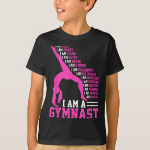 Camiseta Sou Uma Ginástica De Motivação De Gymnast