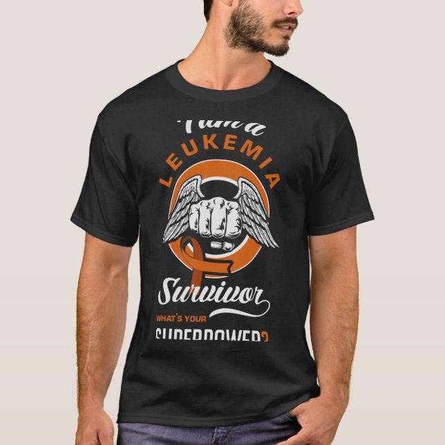 Camiseta Sou uma Leucemia Persistente Leucemia Sensibilizaç (Frente)