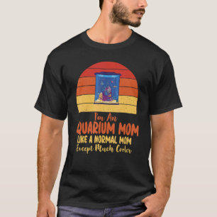 Camiseta Sou uma Mãe de Aquário como um Pai normal, só que