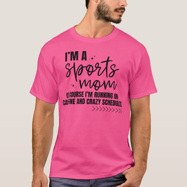 CAMISETA SOU UMA MÃE DE ATLETA, CLARO QUE ESTOU FUNCIONANDO (Frente)