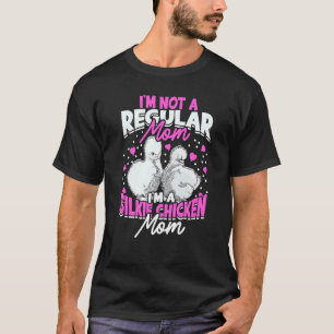 Camiseta Sou uma Mãe de Frango Silkie Aves Silkies Frango S