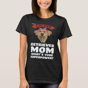 Camiseta Sou uma mãe de golden retriever golden retriever