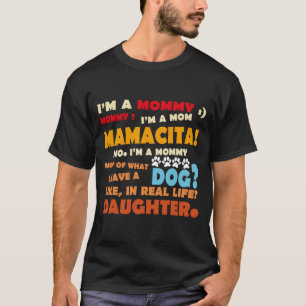 Camiseta Sou uma mamãe, mamãe, sou uma mamãe, design de mam