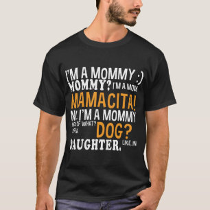 Camiseta Sou uma mamãe Mamãe Sou uma mamãe Design de Mamaci