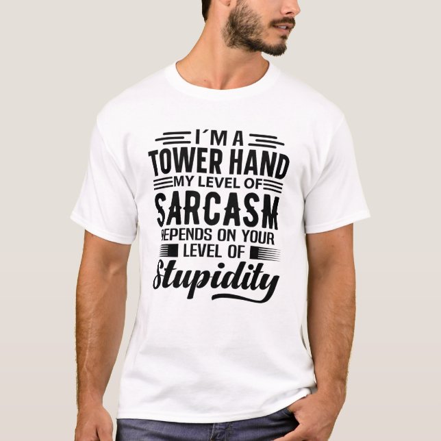 Camiseta Sou uma mão torre (Frente)