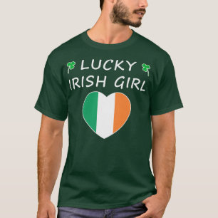 Camiseta Sou uma menina irlandesa feliz, Irlanda do Natal