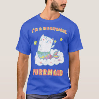 Camiseta Sou uma meowgical Purmaid Mermaid Ocean Deepsea