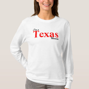 Camiseta Sou uma mulher do Texas.