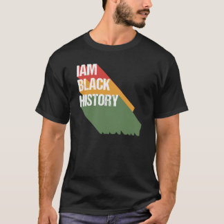 Camiseta Sou uma mulher negra História negra Mês retrô IAm 