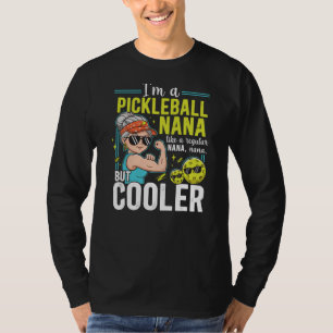 Camiseta Sou uma Nana de Pickleball Divertida Esporte de Av