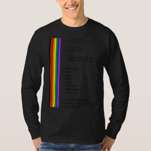 Camiseta Sou Uma Pessoa Segura Lgbtq Ally Space Pride Rai