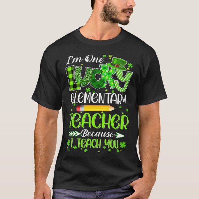 Camiseta Sou uma Rua de Pencil do Professor Elementar de So (Frente)