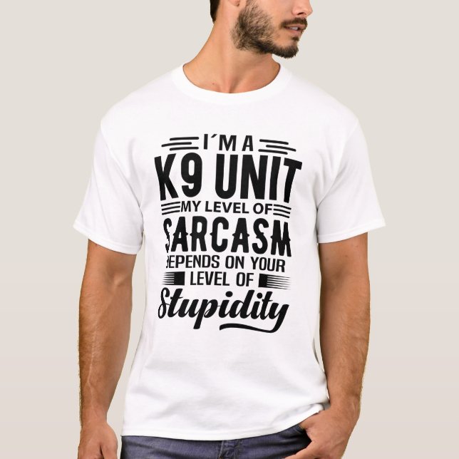 Camiseta Sou uma Unidade K9 (Frente)