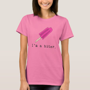 Camiseta Sou uma vadia com picolé rosa