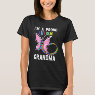 Camiseta Sou Uma Vovó Autista Orgulhosa De Um Guerreiro