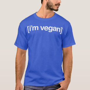 Camiseta sou vegano (Adult Swim Logo Paródia Vegano)