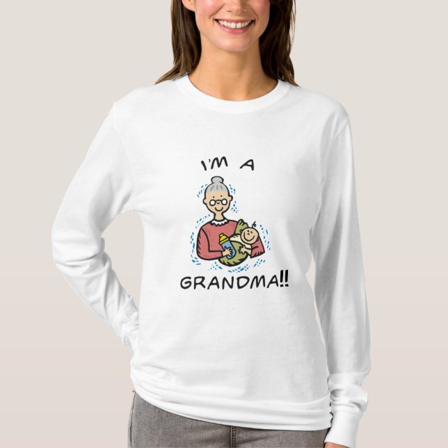 Camiseta Sou vovó-avó e bebê (Frente)