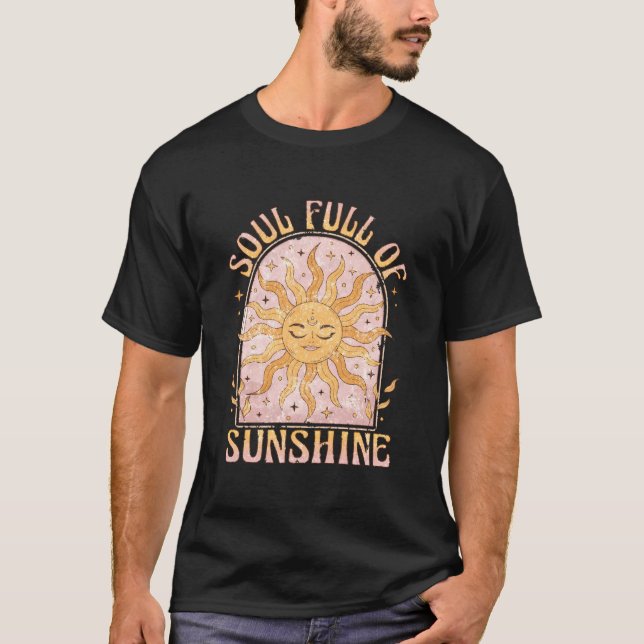 Camiseta Soul Full Of Sunshine Sun And Moon Celestial Mysti (Frente)