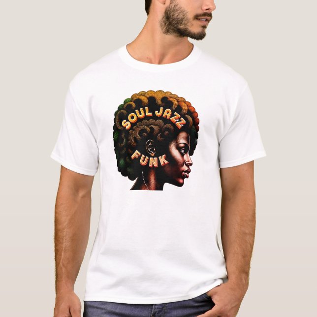 Camiseta Soul Jazz Funk afro T-Shirt (Frente)