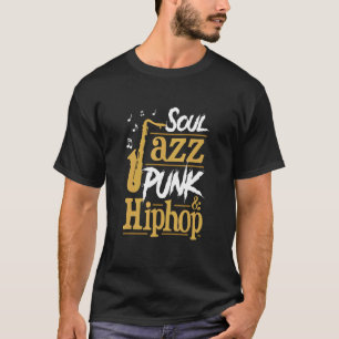 Camiseta Soul Jazz Funk e Hip Hop Gênero Músico Mu