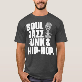 Camiseta Soul Jazz Funk e Hip Hop Músico Genre Musico Mu