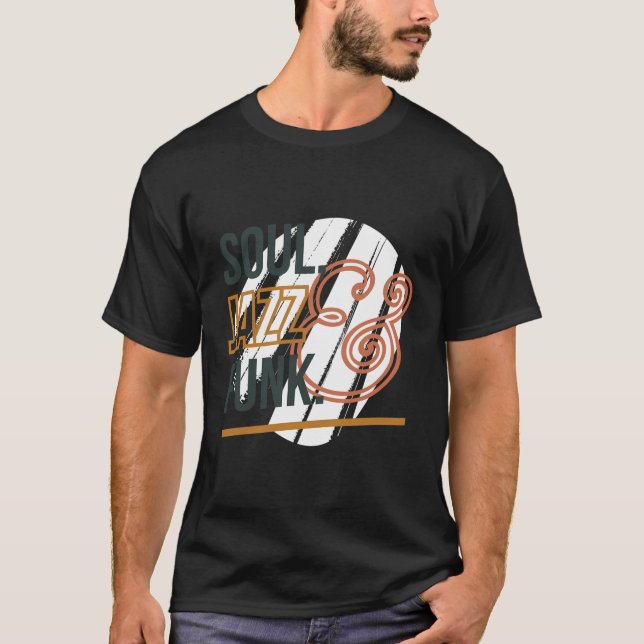 Camiseta Soul Jazz Funk Music Design (Frente)