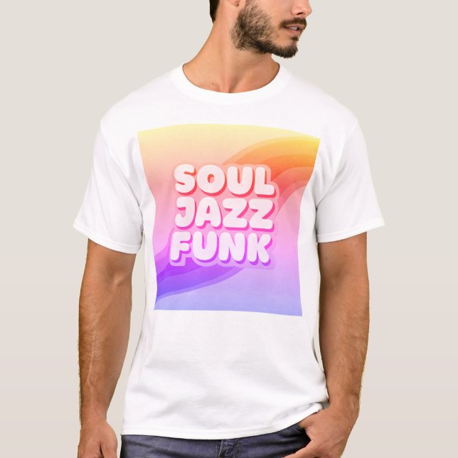Camiseta Soul Jazz Funk pastel T-Shirt (Frente)