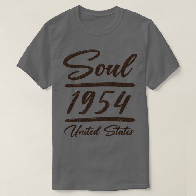 Camiseta Soul Music 1954 Vintage (Frente do Design)