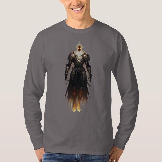 Camiseta Soulfire Knight Dark Fantasy (Frente)