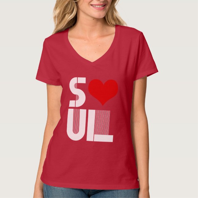 CAMISETA SOULMATE - BRANCO - .PNG DEIXADO CORAÇÃO (Frente)