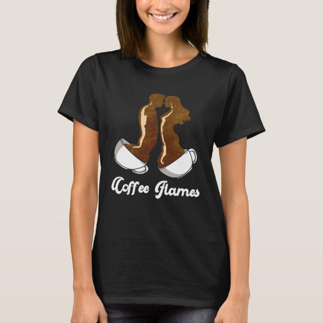 Camiseta Soulmate Quote Coffee Flames  Twin Flame (Frente)